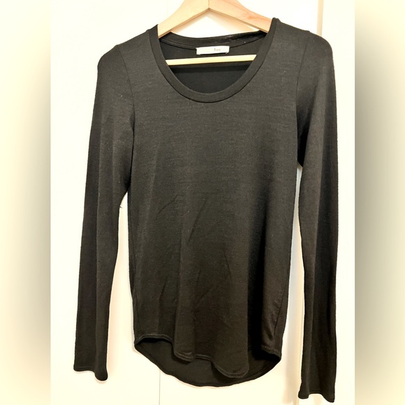 Wilfred Free Long Sleeve T Shirt Black. - Picture 1 of 3